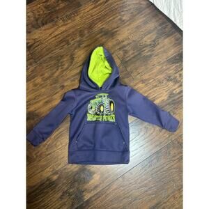 John Deere Hoodie, Boy's Size 4, Blue Green Yellow, Tractor Power